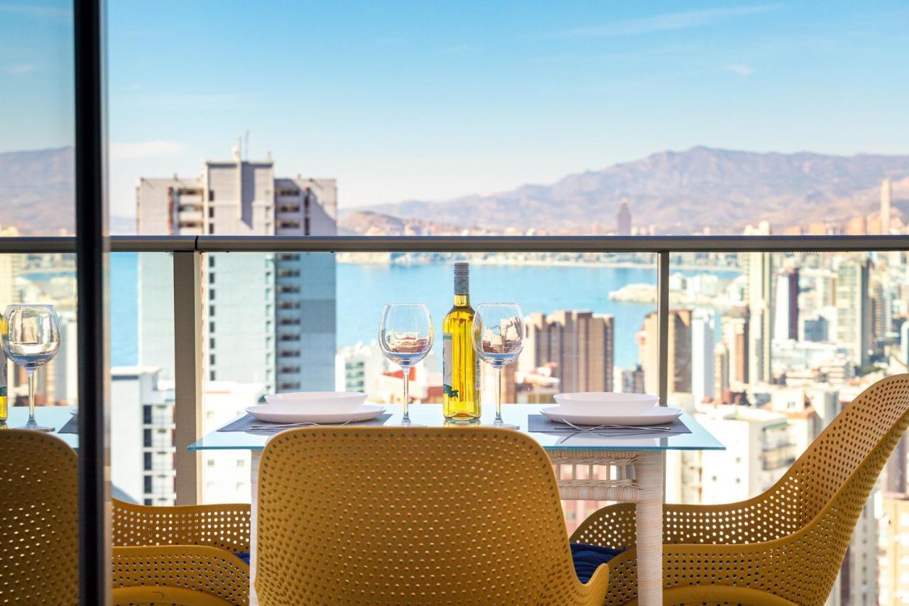 Апартаменти Skyline 10 Gran Terraza Privada Con Vistas Espectaculares Бенідорм Екстер'єр фото